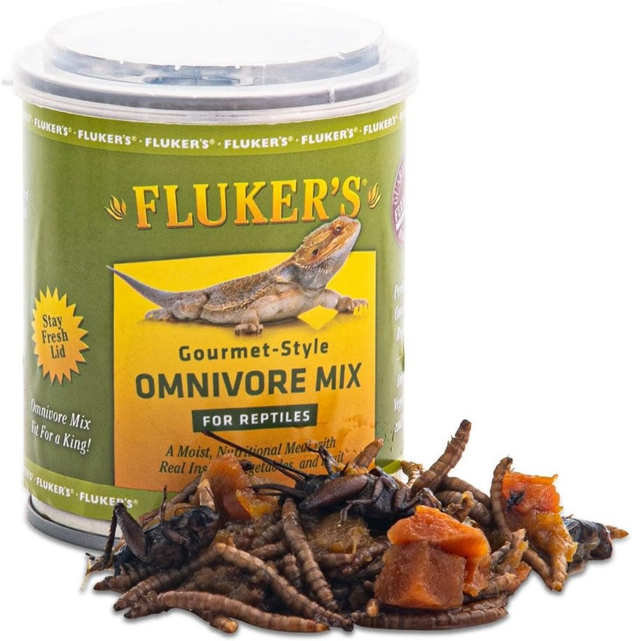 Picture of Flukers FK78008 Gourmet Style Canned Omnivore Mix for Reptiles