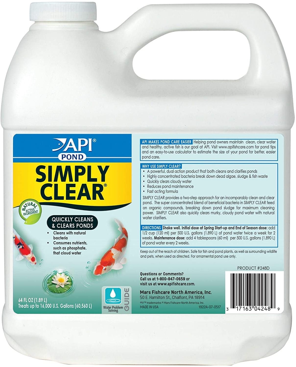 Picture of API AP248DN Pond Simply Clear with Barley Quickly Cleans & Clears Ponds