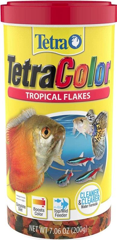 Picture of Tetra YT77161M Tetra Color Tropical Flakes Fish Food Cleaner & Clearer Water Formula