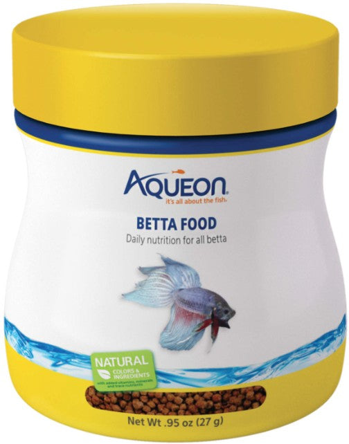 Picture of Aqueon AU06051M Betta Fish Food Daily Nutrition for All Bettas