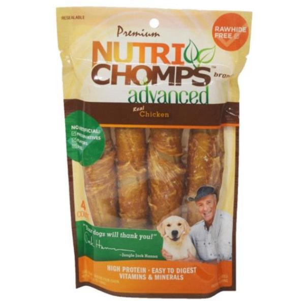Picture of Nutri Chomps SCP98904M Advanced Twists Dog Treat - Chicken Flavor
