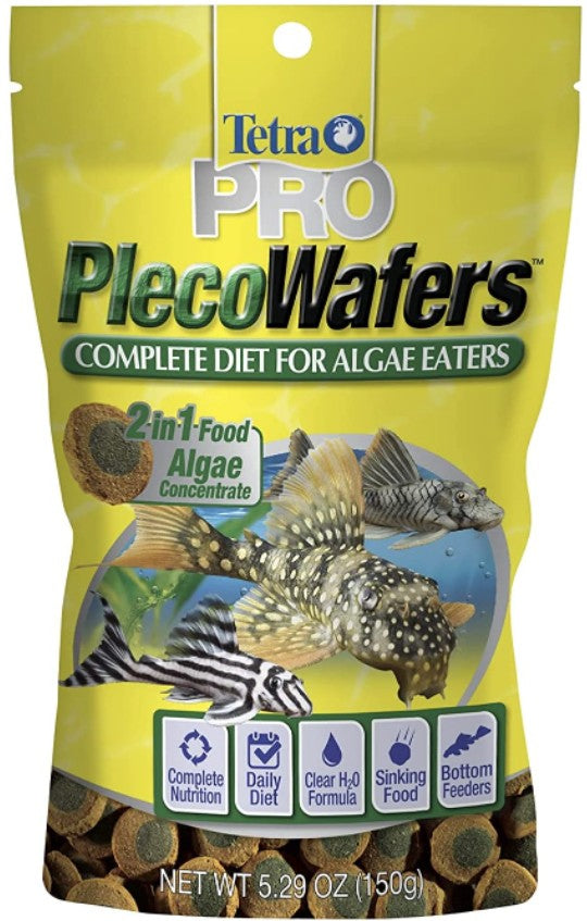 Picture of Tetra YT16447M Pro PlecoWafers Complete Diet for Algae Eater Fish Food