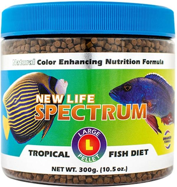 Picture of Life Spectrum SPC02046P Tropical Fish Food Large Sinking Pellets