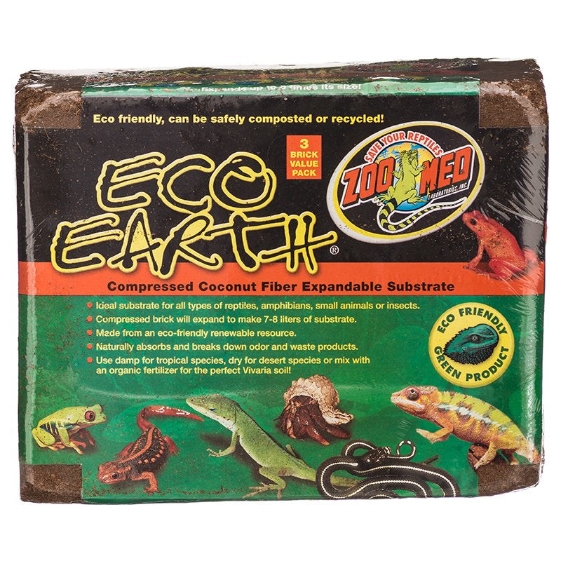 Picture of Zoo Med ZM79020P Eco Earth Compressed Coconut Fiber Substrate