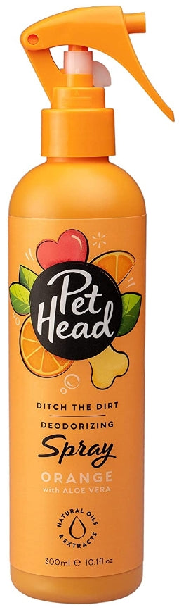 Picture of Pet Head AN90333M Ditch the Dirt Deodorizing Spray for Dogs Orange with Aloe Vera