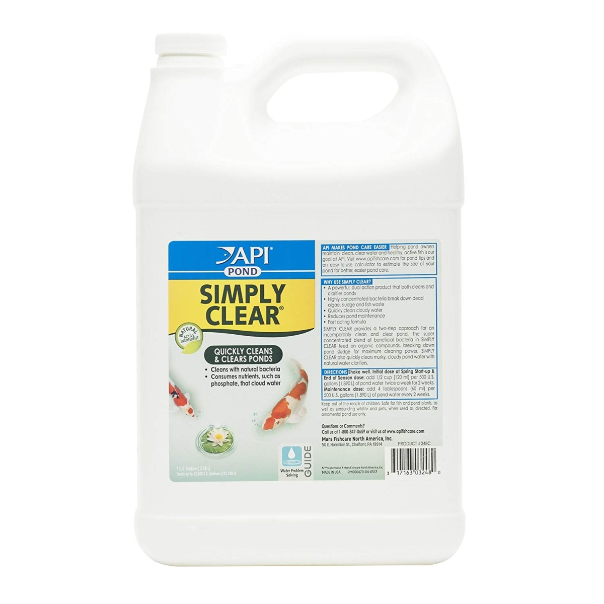 Picture of API AP248CN Pond Simply-Clear with Barley Quickly Cleans & Clears Ponds