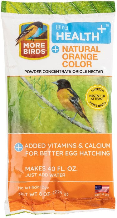 Picture of More Birds HS00706M Health Plus Natural Orange Oriole Nectar Powder Concentrate