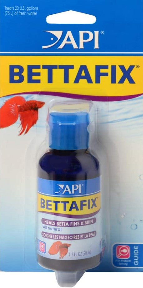 Picture of API AP093BM Bettafix Betta Medication Heals Betta Fins & Skin