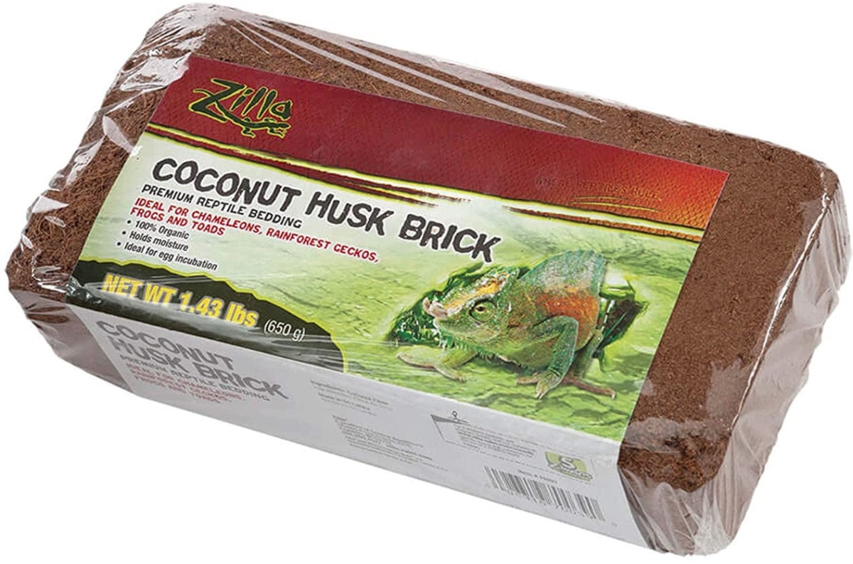 Picture of Zilla RP70039M Coconut Husk Premium Reptile Bedding Brick