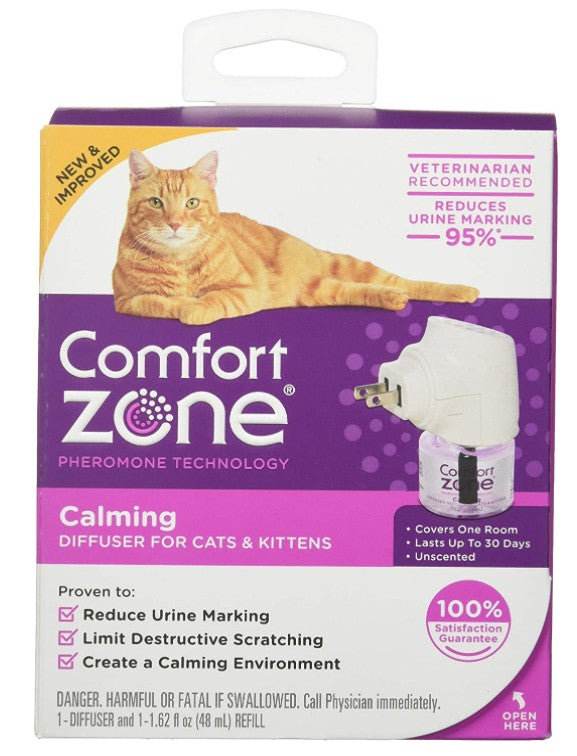 Picture of Comfort Zone FN00337P Calming Diffuser Kit for Cats & Kittens