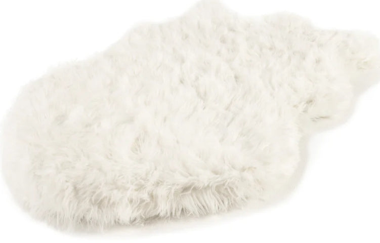Picture of Paw PAW91169 PupRug Faux Fur Orthopedic Dog Bed&#44; White