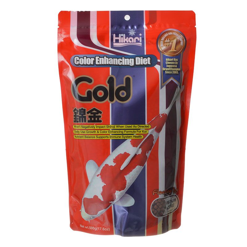 Picture of Hikari 2342 17 oz Gold Color Enhancing Koi Food&#44; Medium Pellet