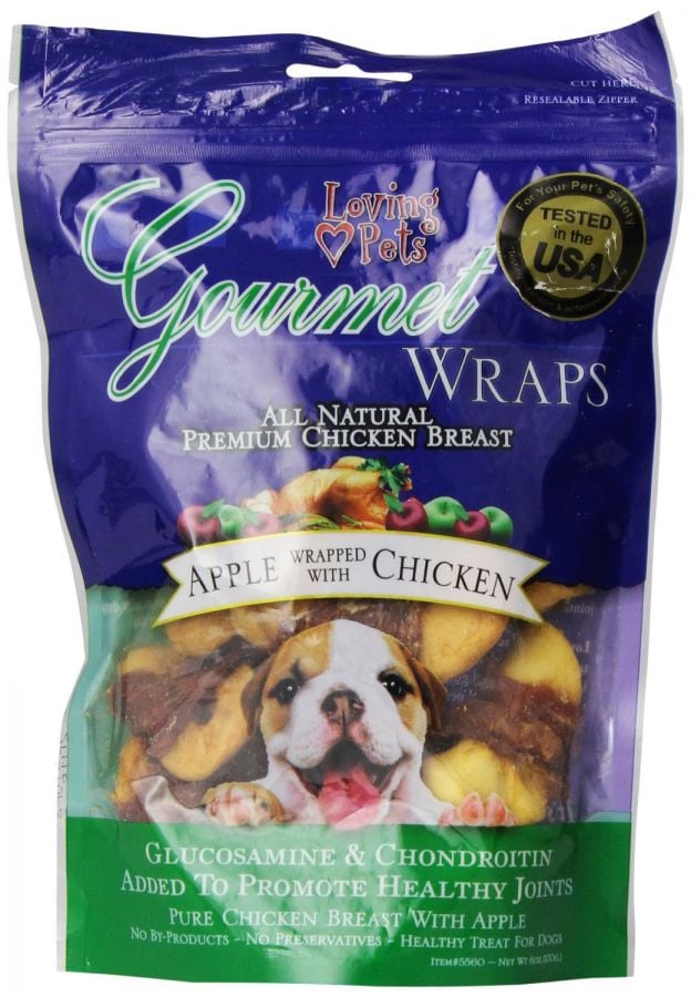 Picture of Loving Pets 5560 6 oz Gourmet Apple & Chicken Wraps