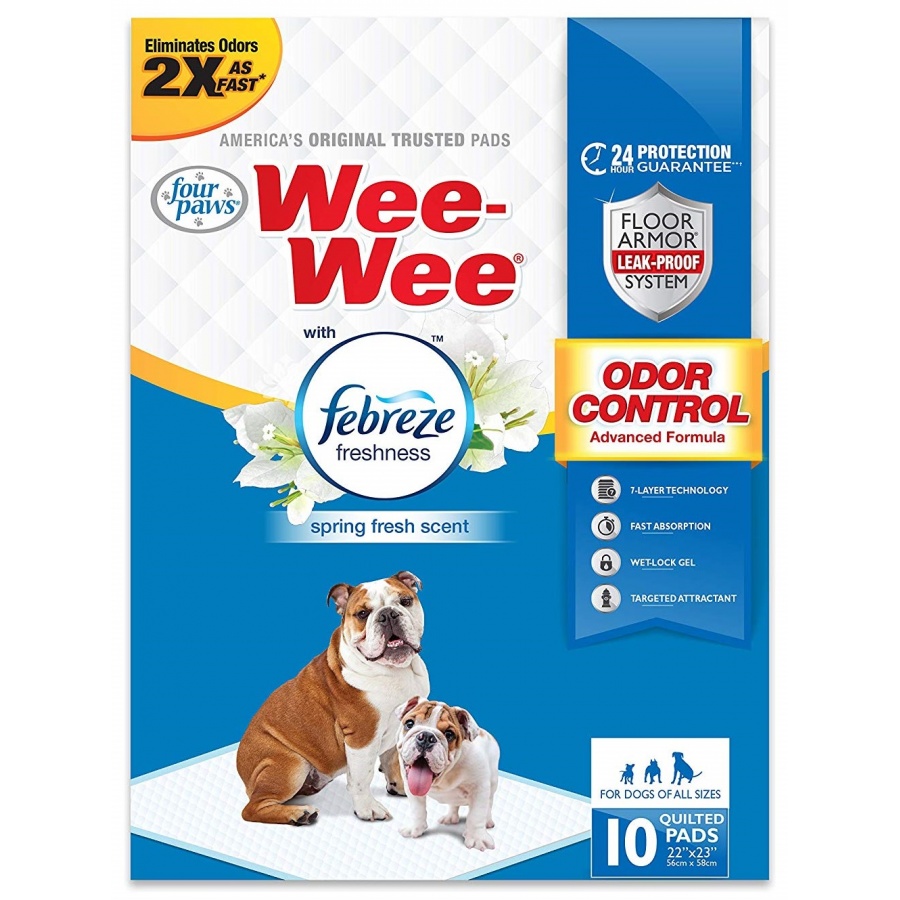 Picture of Four Paws 100534949 Wee-Wee Pads&#44; Febreze Freshness - 10 Count