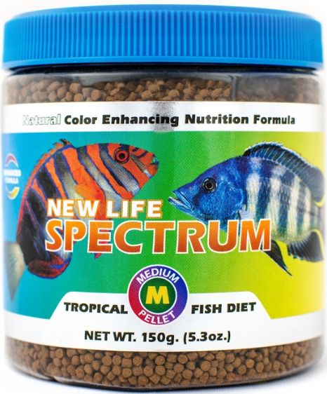 Picture of New Life Spectrum 702034 150 g Tropical Fish Food Medium Sinking Pellets