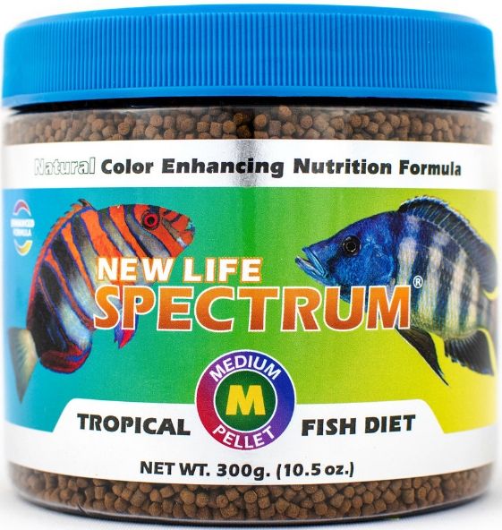 Picture of New Life Spectrum 702035 300 g Tropical Fish Food Medium Sinking Pellets