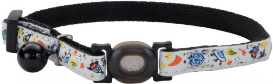 Picture of Coastal Pet 06775 GBG12 12 x 0.375 in. Safe Cat Glow in the Dark Adjustable Collar Galaxy