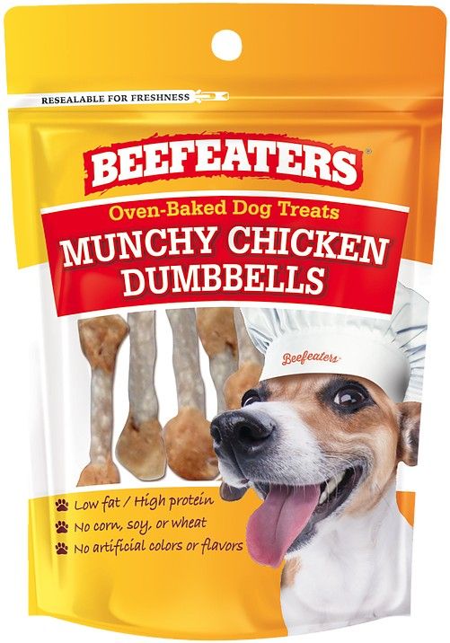 Picture of Beefeaters BFE02147 2.11 oz Oven Baked Munchy Chicken Dumbells Dog Treat