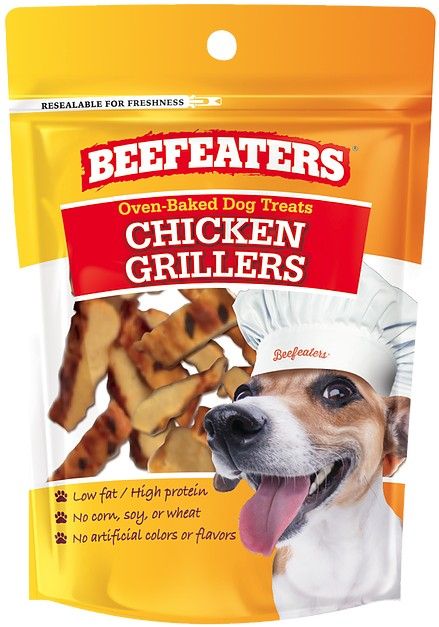 Picture of Beefeaters BFE02149 2.22 oz Oven Baked Chicken Grillers Dog Treat