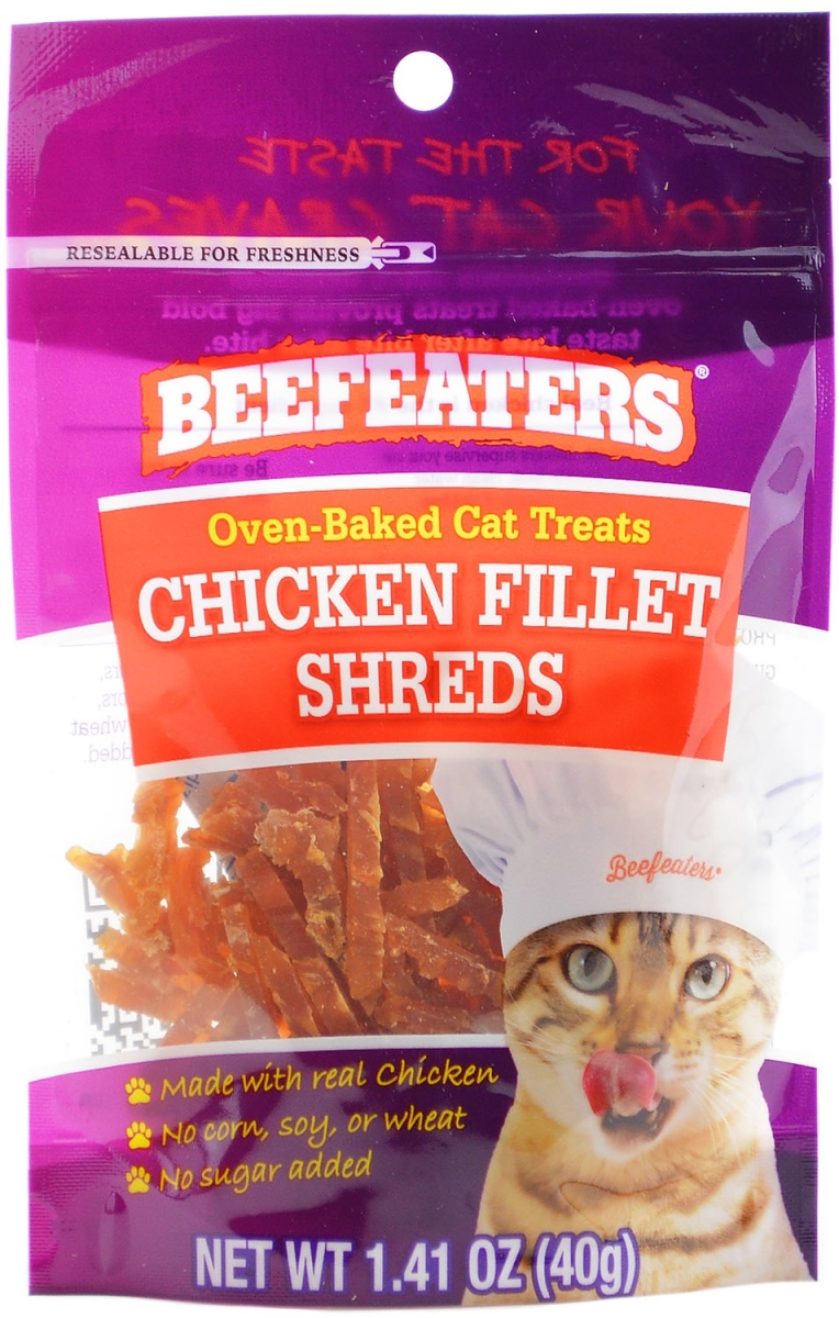 Picture of Beefeaters BFE02411 Oven Baked Chicken Filet Shreds Cat Treats