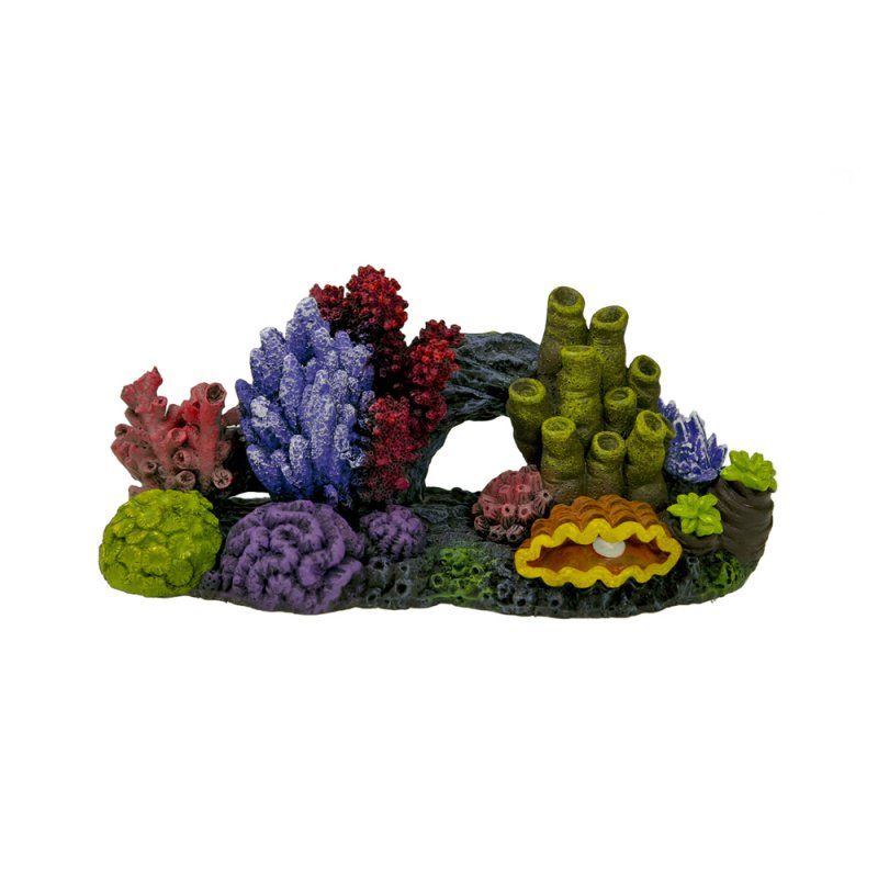 Picture of Blue Ribbon Pet Products BR01879 8.25 x 3.75 x 3.75 in. Exotic Environments Great Barrier Reef Aquarium Ornament