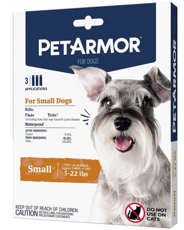 Picture of PetArmor sg01285 5-22 lbs Flea & Tick Treatment for Small Dogs
