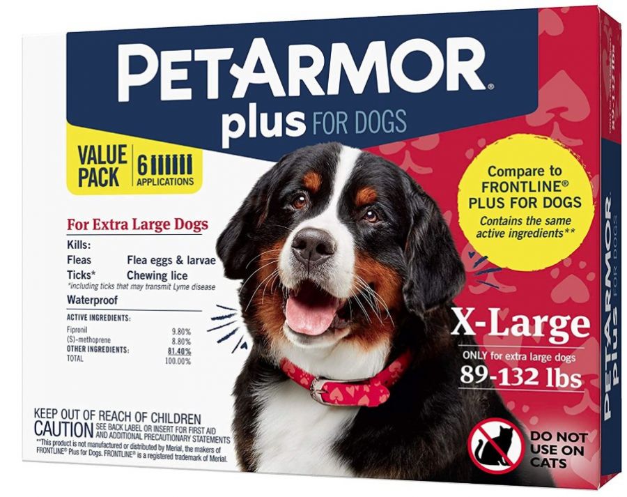 Picture of PetArmor SG02768 89-132 lbs Plus Flea & Tick Treatment for Extra Large Dogs