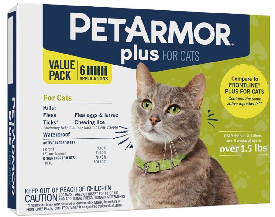 Picture of Pet Armor SG02769 Plus Flea & Tick Treatment for Cats