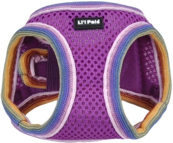 Picture of Lil Pals 16383OXS 6-8 in. Comfort Mesh Dog Harness Orchid - Extra Small