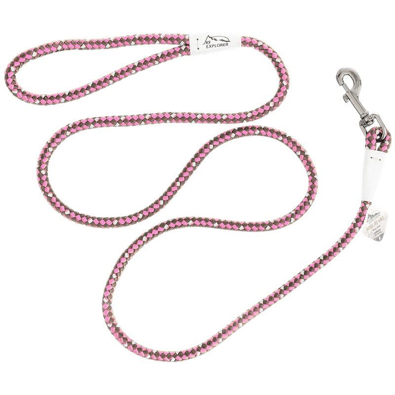Picture of Coastal Pet 36216ROB 6 ft. Dog K9 Explorer Reflective Braided Rope Snap Dog Leash - Rosebud&#44; Pink