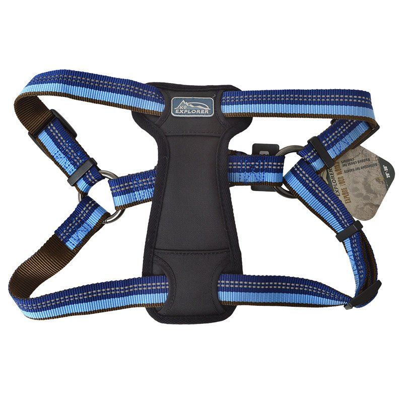 Picture of Coastal Pet 36945SAP K9 Explorer Sapphire Reflective Adjustable Padded Dog Harness