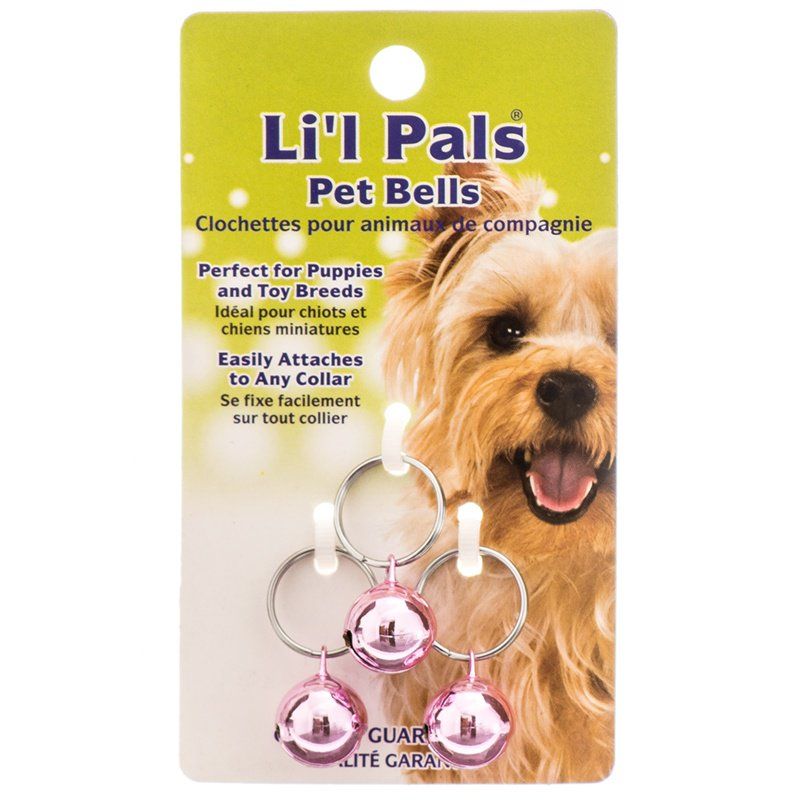 Picture of Lil Pals 43187 Pink Pet Collar Bells - Pack of 3