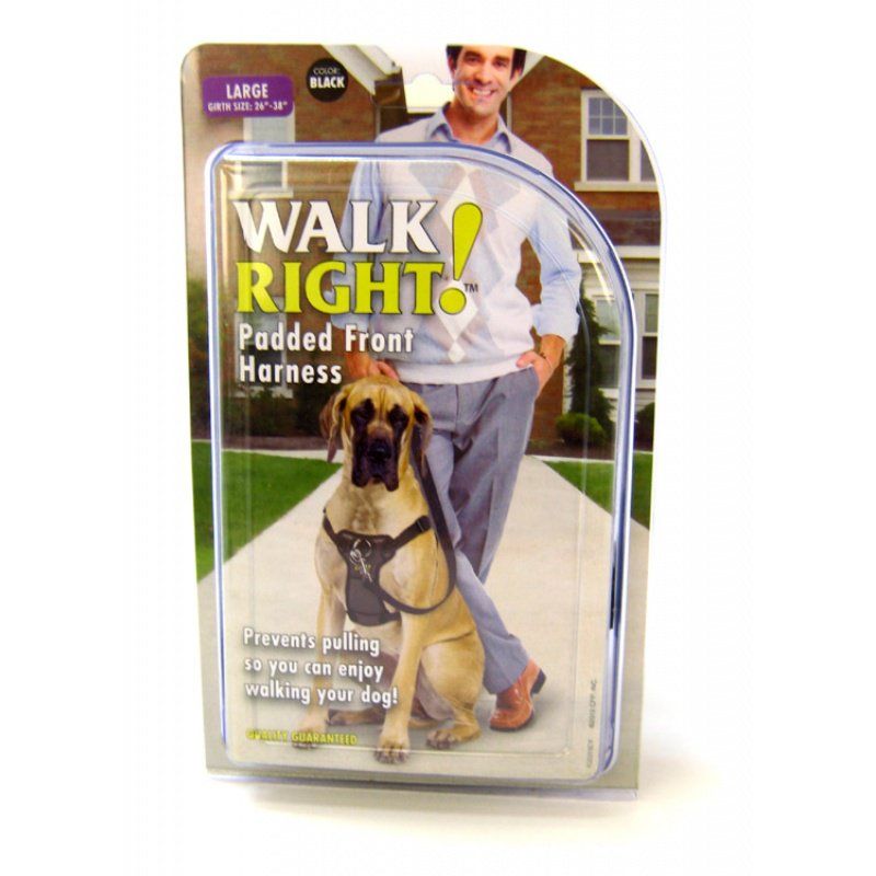 Picture of Coastal Pet 6162LBK Walk Right Padded Harness Dog&#44; Black - Large