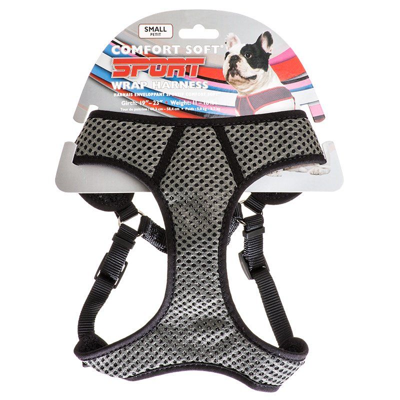 Picture of Coastal Pet 6485BK Sport Wrap Adjustable Harness, Black - Small