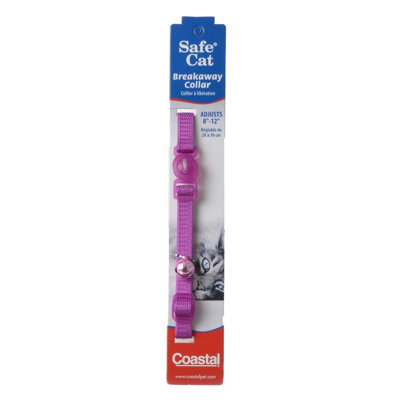 Picture of Coastal Pet 700112OR 8-12 in. Safe Cat Nylon Adjustable Breakaway Collar - Orchid
