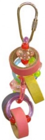 Picture of A&E Cage AE01113 Happy Beaks Keet Rings Bird Toys