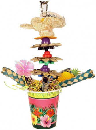 Picture of A&E Cage AE01248 Happy Beaks Tropical Punch Cocktail Bird Toys