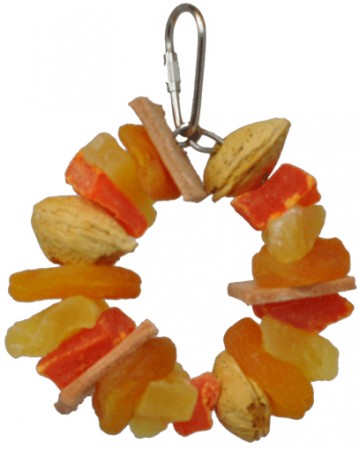 Picture of A&E Cage AE01326 Happy Beaks Fruit & Nut Ring Jr Tropical Delight