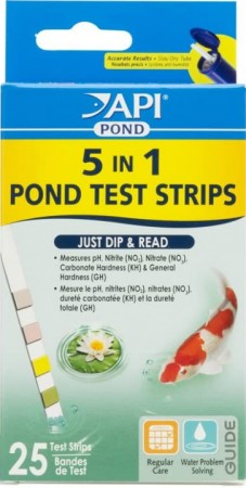 Picture of API AP164F Pondcare 5-in-1 Pond Test Strips