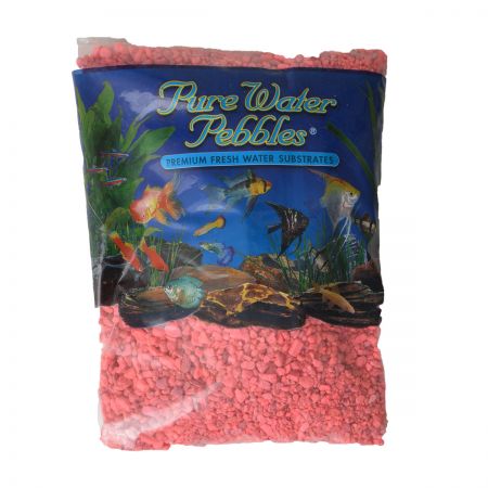 Picture of Pure Water Pebbles 70302 Aquarium Gravel, Neon Pink