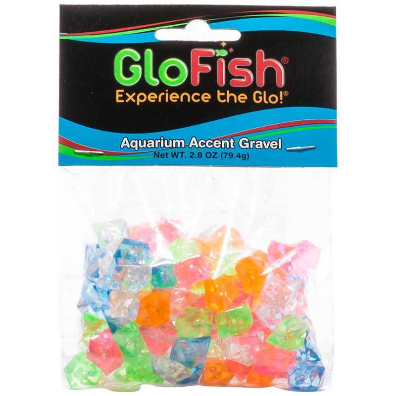 Picture of GloFish WL29018 3 oz Accent Gravel-Multicolor Gems