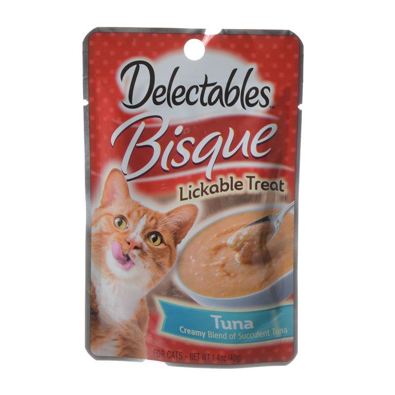 Picture of Hartz 11057 1.4 oz Delectables Bisque Lickable Cat Treats - Tuna