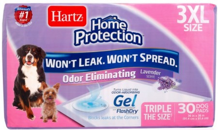 Picture of Hartz HZ15895 Home Protection Lavender Scent Odor Eliminating Dog Pads