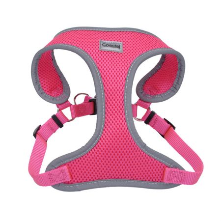 Picture of Coastal Pet 6487 NPK 19-23 in. Comfort Soft Reflective Wrap Adjustable Dog Harness&#44; Neon Pink