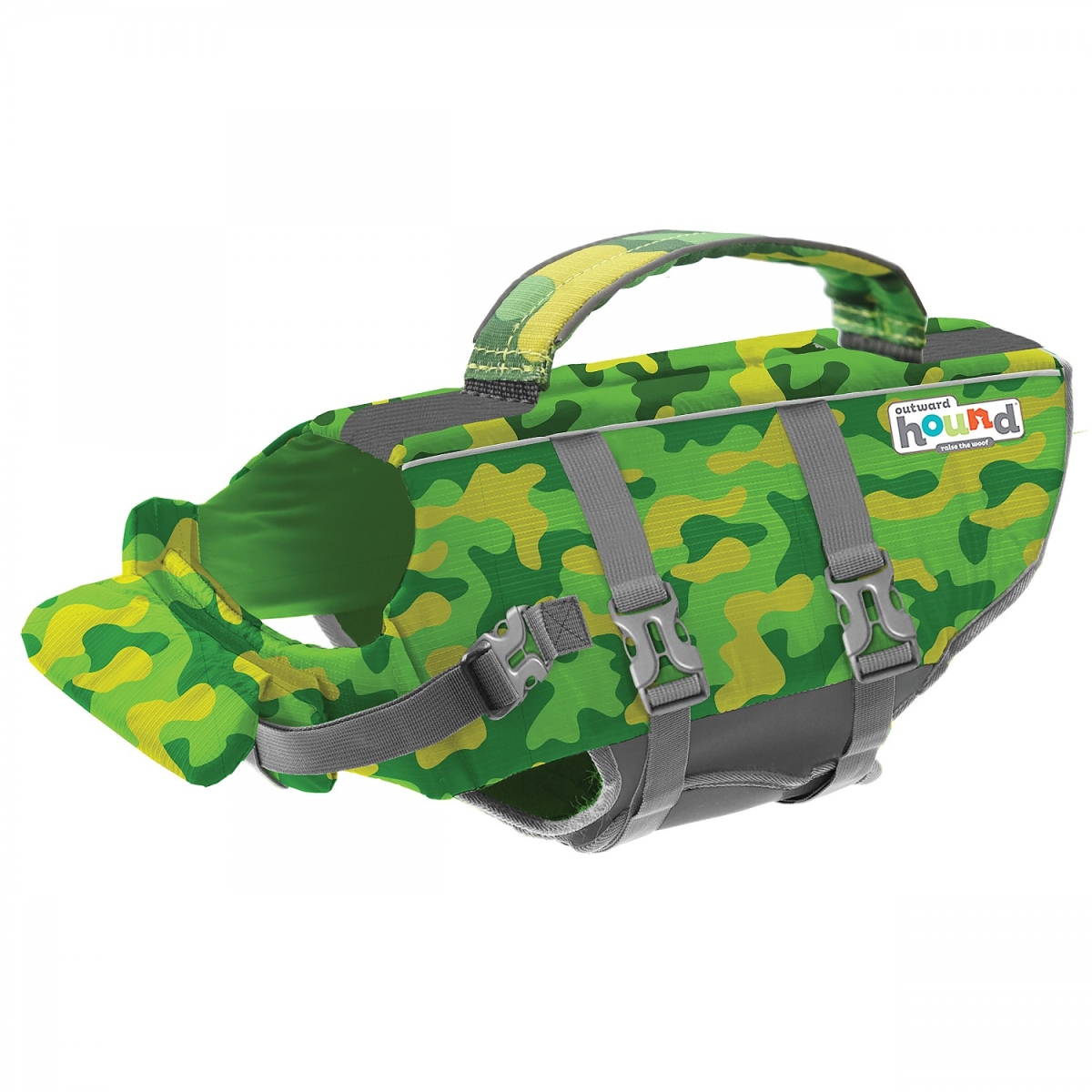Picture of Outward Hound KY70346 16 -20 in. Hound Granby Splash Camo Dog Life Jacket&#44; Small