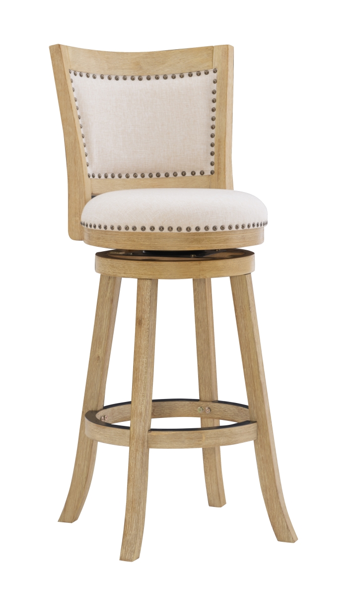 Picture of Linon Home Decor BS221GRY01U 44.5 x 24 x 24 in. Tift Driftwood Gray Bar Stool