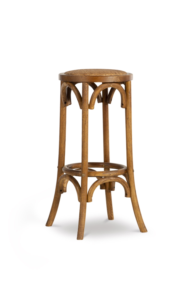 Picture of Linon Home Decor BS223WAL01U 30 x 14.5 x 14.5 in. Rae Walnut Backless Bar Stool