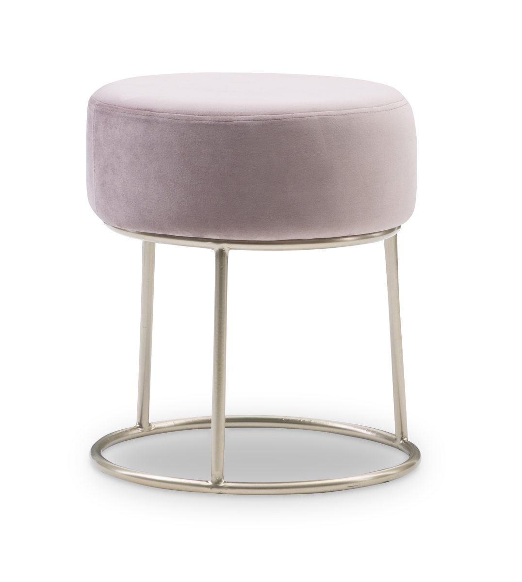 Picture of Linon Home Decor ST007PNK01ASU 18.88 x 16.88 x 16.88 in. Bandi Accent Vanity Stool, Pink