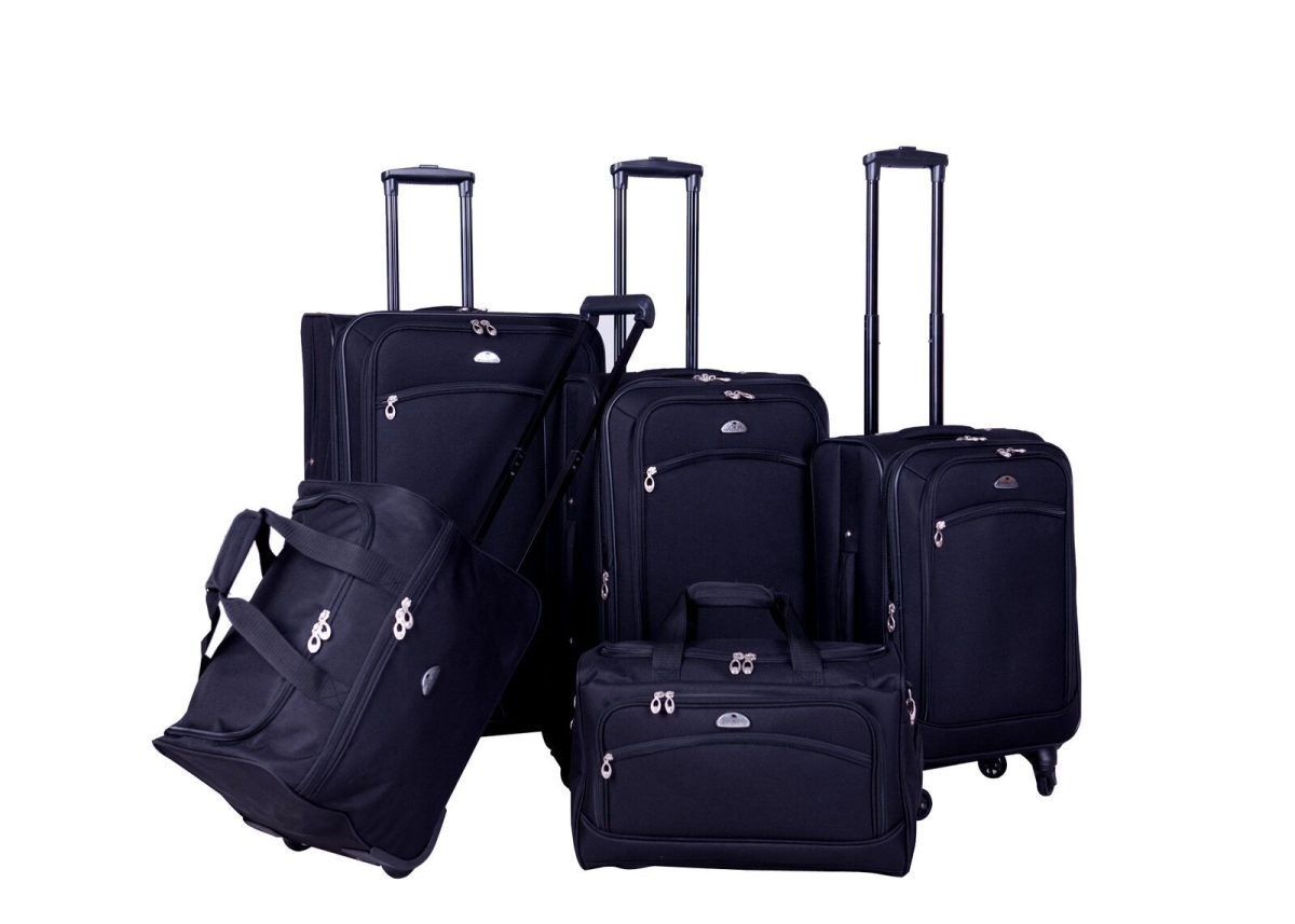 Picture of American Flyer 95000-5 BLK 5 - Piece South West Collection Luggage Set&#44; Black