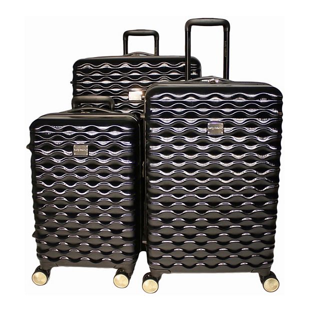 Picture of Kathy Ireland KI115-ST3-BLK Maisy Hardside Spinner Luggage Set, Black - 3 Piece